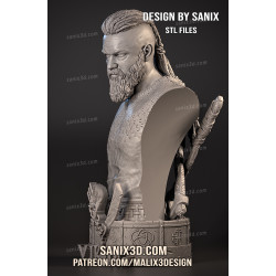 Vikingo Ragnar (busto)