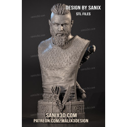 Vikingo Ragnar (busto)